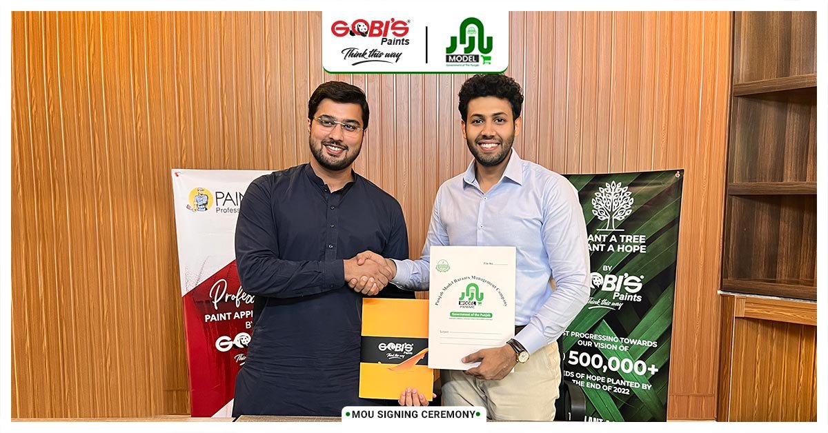 Gobi’s Paints signs an MOU with Punjab Model Bazaars Management Company