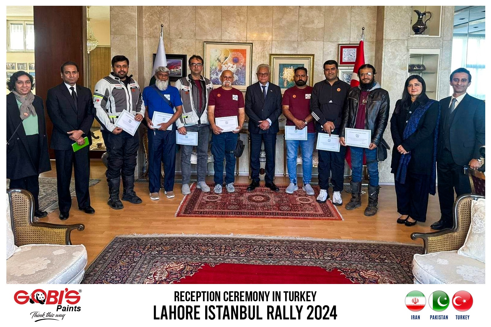 Reception ceremony in Turkey