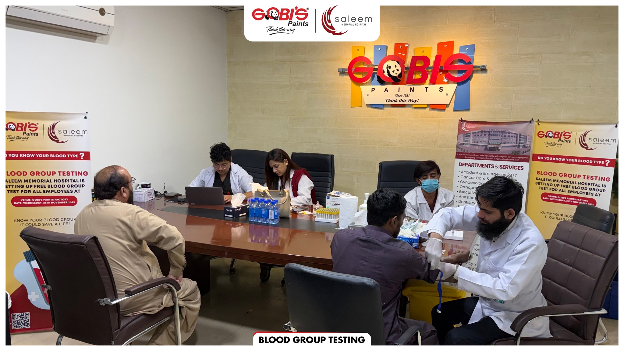 Gobi’s Paints extends heartfelt gratitude to Saleem Memorial Hospital