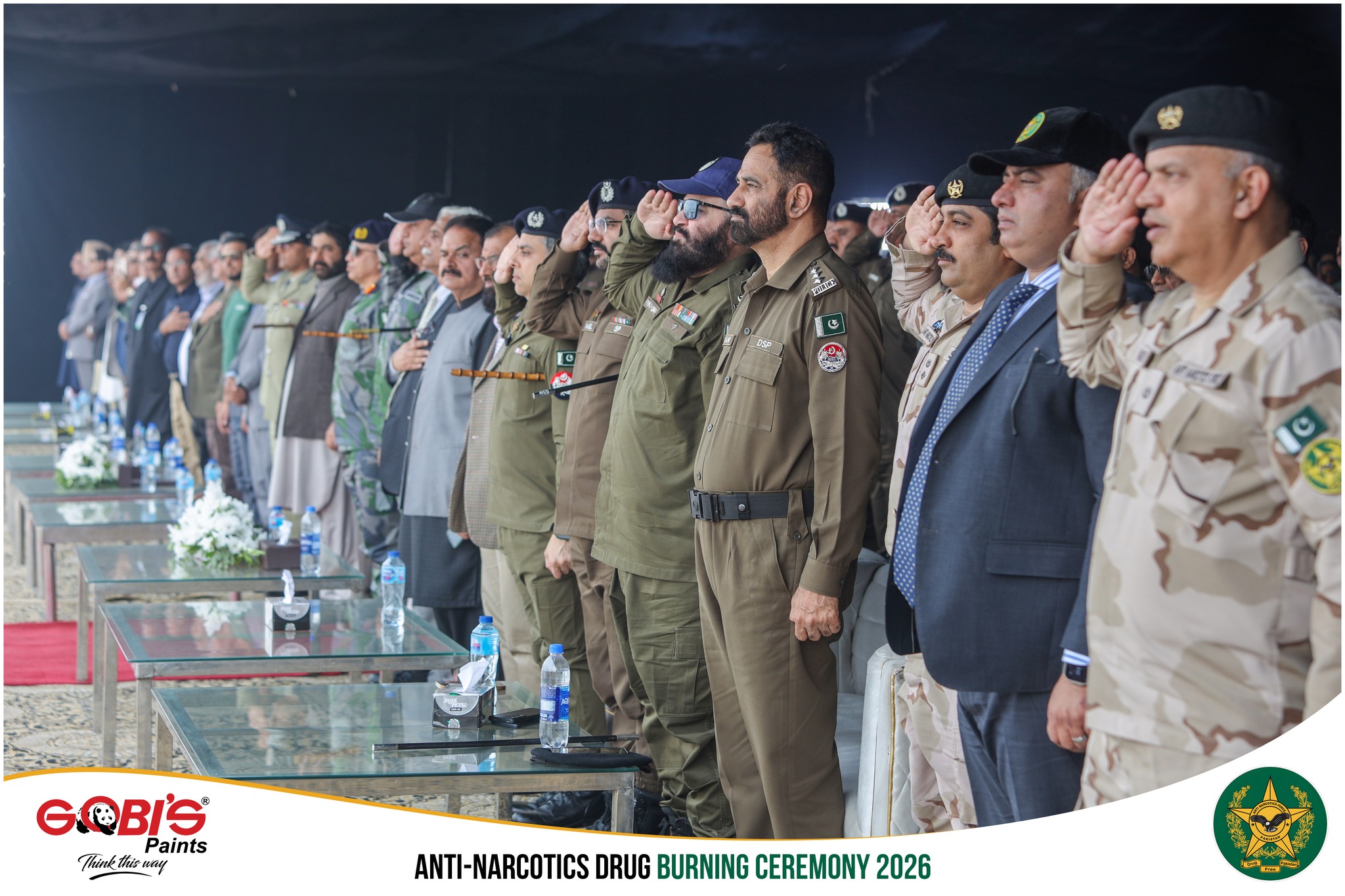 Gobi’s Paints X Anti-narcotics drug burning ceremony 2026